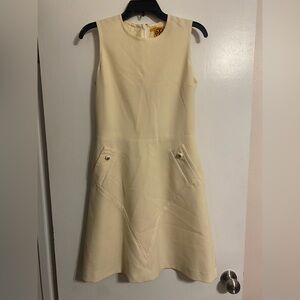 Tory Burch Wool Blend Sleeveless A-Line Mini Dress- Size 6